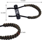 Archery Bow Wrist Sling Adjustable Hunting Wrist Strap Braided For Compound Bow