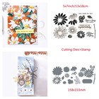 Cheerful Daisies Clear Stamp Cutting Dies For Diy Scrapbooking Embossing Card Us