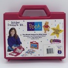 Vtg Winnie The Pooh Sticker Treasure Kit Case Sticker Album Sandy Lion New