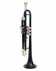 Trumpet Bb Brass Black Collored With Case Mouthpiece Nicely Tuned Christmas Sale