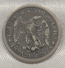    key Date    1875 Cc Carson City 20 Cent Piece - Nice Original   