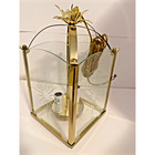 Vintage Brass   Glass Pendant Light Hanging Lantern 2 Light Progressive Lighting