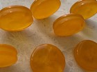 Vintage Bakelite Butterscotch Marbled Applejuice 1  1 16   27mm  Wide 