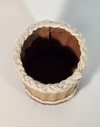 Basket Round Storage Bin Jute Cotton Cord Rope Decorative Hard Sided Lined