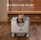  Open-top Self-cleaning Cat Litter Box  Automatic  Odor Free  Safety Features