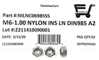 50  M6 X 1 00 Stainless Steel Din985 Metric Nylon Insert Lock Nuts 6mm A2  50 