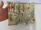 Vintage Cedar Pine Scented Pillow With Printed Winter Farm Scene 7 1 2  X 6 1 2 