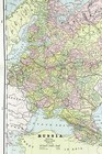 1890s Map Of Russia Full Color Lithography 14 5 X 21 75