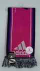Mls La Galaxy Adidas Adult Winter Knit Fringe Breast Cancer Awareness Scarf New 