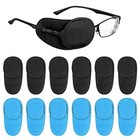 12 Pcs Eye Patches For Glasses  Reusable Non-woven Fabric Eye Patch Glasses 