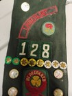 Vtg 1960s Girl Scout Sashes Junior   Cadette 54 Badges Limberlost Council Loaded