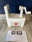 Paderno World Cuisine Spiralizer Pro 4-blade White Counter Top Spiralizer