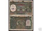 Burma On India 100 Rupees P33 1947 British King George Vi Rare Ovpt Gb Uk Note