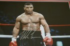 Mike Tyson Autographed 18x22 Custom Framed Photo With Tyson Hologram   Nice
