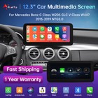 12 3  Wireless Carplay Touch Screen Stereo Ntg5 0 For Benz C W205 X253 V W447 Rt