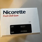 Nicorette Value Pack 4 Mg Fruit Chill Gum 160 Pieces Exp 1 26 New Sealed