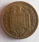 1947  53   Spain Peseta - Great Coin - Free Ship - Spain Bin  c-11