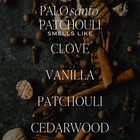 Sweet Water Decor Palo Santo Patchouli Candle - Soy Clove  Vanilla  Tan