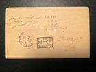 1887 British Mauritius Postcard Cover Cure Pipe To Rose Belle