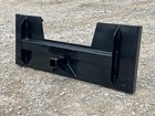 3 8  Thick Skid Steer Mount Plate Quick Attachment W  2  Trailer Hitch Receiver