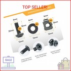 M6 Cage Nuts  Screws And Washers  size  M6 X 16mm 50 Pack  Rack Mount Screws Har