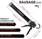 Liksangmetals Aluminum Sausage Caulk   15-bearing  Force Saving  Black