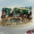 Betterton   Maryland Md  Antique Camping Souvenir Rare China Painted Dish Bowl