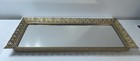 Vintage Dresser Vanity Rectangular Gold Filigree Mirror Perfume Tray-8 1 2x 15 