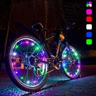 2-tire Pack Led Bike Wheel Lights Waterproof Bicycle Spoke Tire Light Strip Us