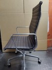 2005 Eames Herman Miller High Executive  Aluminum Group Desk Chair Leather Ea337