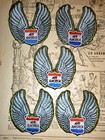 Air America - Cia Airline - Lot Of 5 Wings Patch - Laos Cambodia  Vietnam War