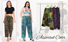 Women s Printed Patchwork Cotton Hippie Trousers Pant With Pocket Wholesale Lot