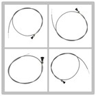 237 Rotary Universal Push Pull Choke Cables Conduit 60  Inner Wire 36     