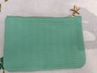 Ipsy Glam Green Makeup Bag With Gold Starfish Purse Accessory Case