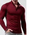 Men s Long Sleeve Compression Shirt Athletic Gym Fitness Stretch Performance Tee