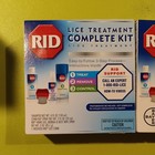 2 Rid Lice Treatment Complete Kit Easy 3 Step Process Shampoo Comb Spray See Pic