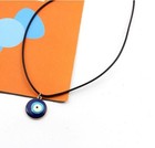 Black T  rkiye Rope Blue Eye Pendant