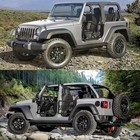 Off-road Tubular Doors With Side View Mirror Compatible wrangler Jk 2007-2018