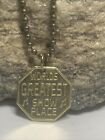 Vint  New York City Strip Tease Peep Show Coin Token Pendant Times Square 42 St
