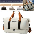 Travel Duffel Bag Gym Sports Holdall Weekend Shoulder Carry On Bag 45cm