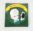 Lot 2 Coca Cola Spirit Of The Forties Ceramic Wall Plaque Decor Vintage Preowned