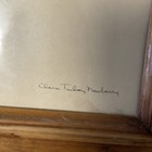 Playful Kitten By Clara Turley Newberry  Framed Pudge 1955 Antique Frame