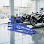 Auto Car Truck Service Ramps Lifts With Pedal  Blue