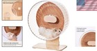 Whisper-quiet 10 5-inch Hamster Wheel With Adjustable Height   Wood Grain Design