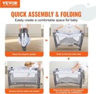 Baby Bassinet  Pack And Play Bassinet Fold Portable Baby Bedside Sleeper Crib