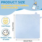 Lounsweer 6 Pcs Baby Hooded Bath Towels 30x30  For Infants   Toddlers