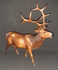 Vintage Breyer Wildlife Animal 11  Elk Deer Made In Usa Figure Retired Number 55