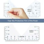 8pc T - Shirt Ruler Guide For Vinyl Alignment Adult   Youth Pvc Sewing Template