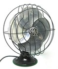 Antique Ge Chrome Art Deco 1930s Vintage Oscillating Electric Fan  Runs A 