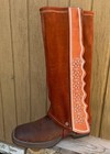 Polainas Charras  Cowboy Chaps  Western Saddle Horse Riding Short Chaps 